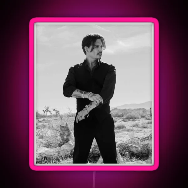Johnny Depp RGB Neon Sign