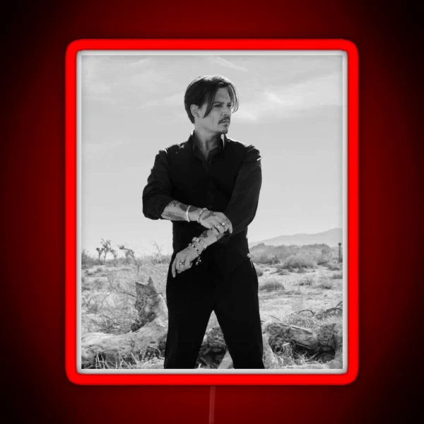 Johnny Depp RGB Neon Sign