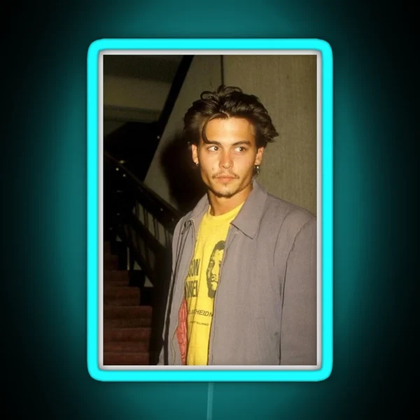 Johnny Depp RGB Neon Sign
