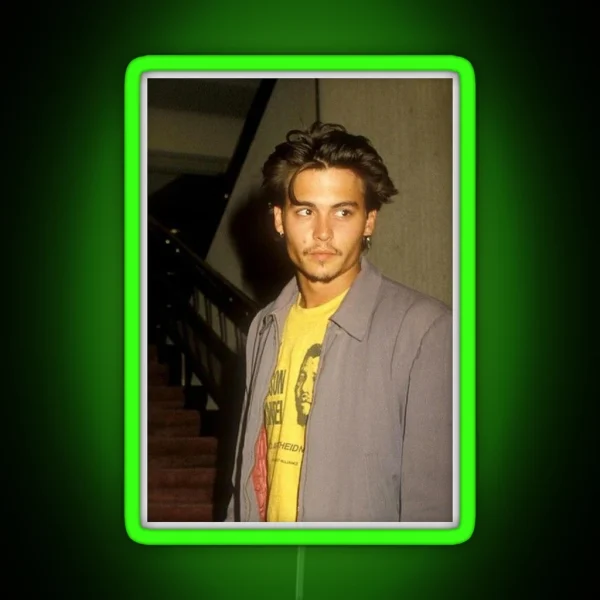 Johnny Depp RGB Neon Sign
