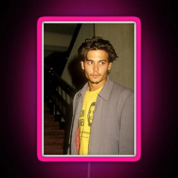 Johnny Depp RGB Neon Sign