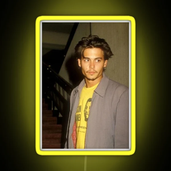 Johnny Depp RGB Neon Sign