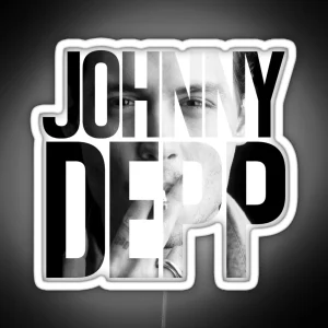 Johnny Depp RGB Neon Sign