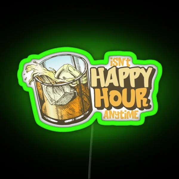 Johnny Depp Trial Quotes Isn T Happy Hour Anytime RGB Neon Sign