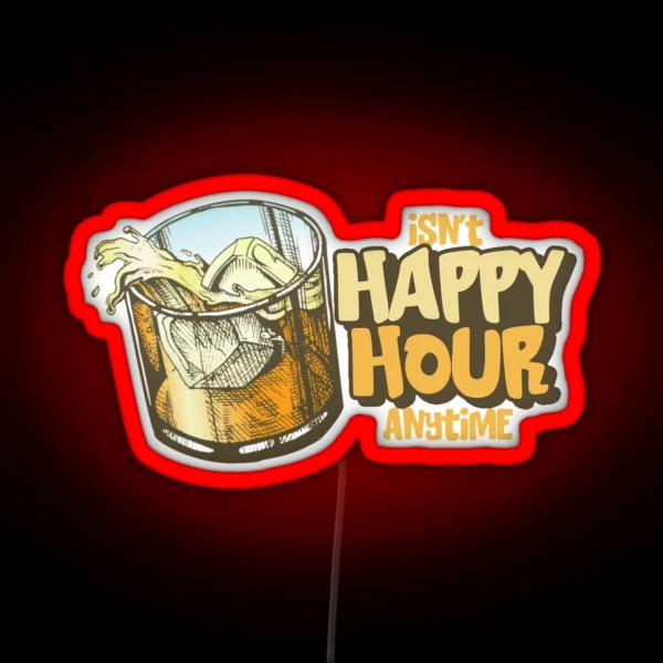 Johnny Depp Trial Quotes Isn T Happy Hour Anytime RGB Neon Sign