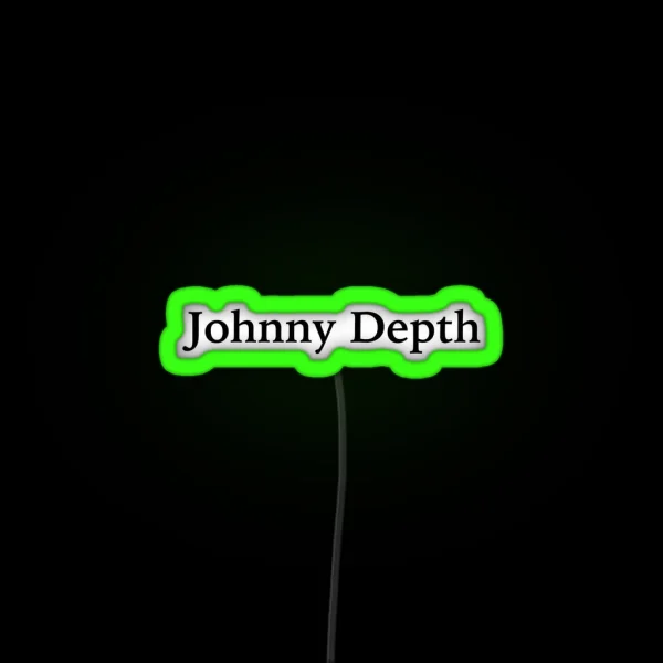 Johnny Depth RGB Neon Sign
