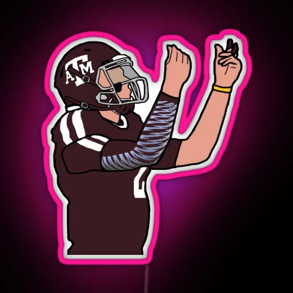 Johnny Football RGB Neon Sign