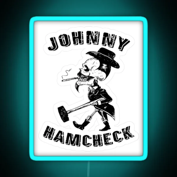 Johnny Hamcheck RGB Neon Sign