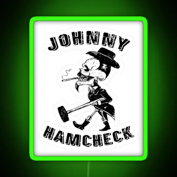 Johnny Hamcheck RGB Neon Sign