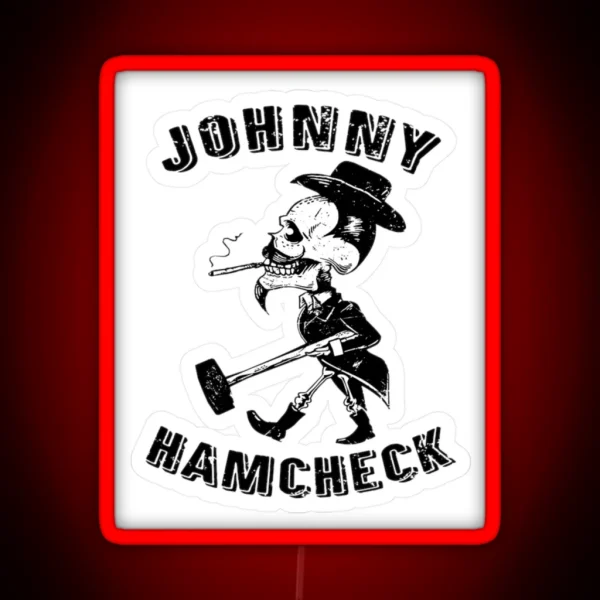 Johnny Hamcheck RGB Neon Sign