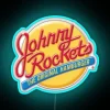 Vintage style neon diner decor with colorful RGB lighting options