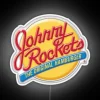 Customizable Johnny Rockets brand logo LED display with vibrant RGB lighting