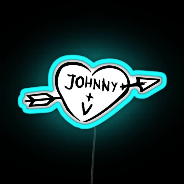 Johnny V RGB Neon Sign