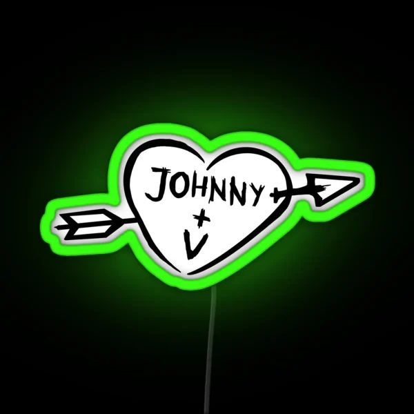 Johnny V RGB Neon Sign