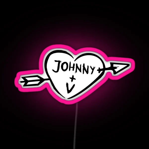 Johnny V RGB Neon Sign