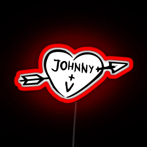 Johnny V RGB Neon Sign