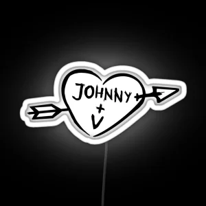 Johnny V RGB Neon Sign