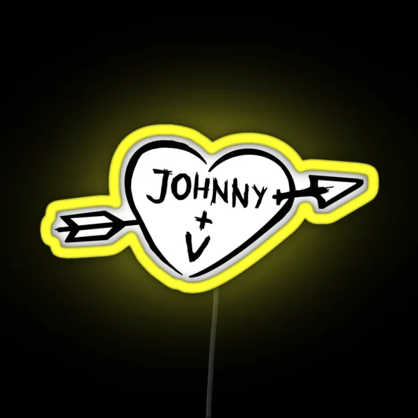 Johnny V RGB Neon Sign