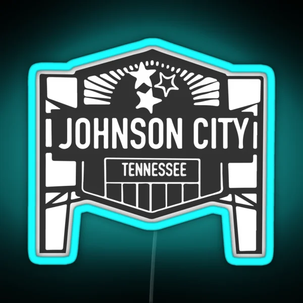 Johnson City TN RGB Neon Sign