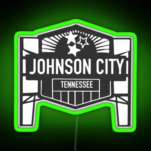 Johnson City TN RGB Neon Sign