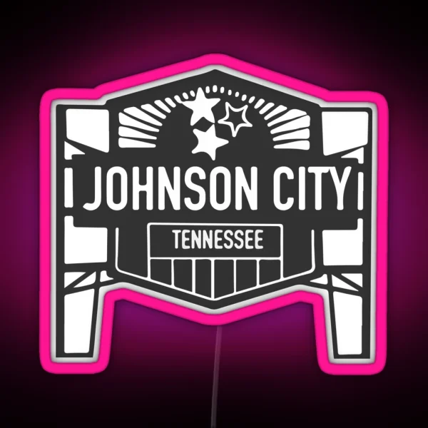 Johnson City TN RGB Neon Sign