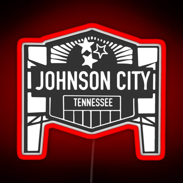Johnson City TN RGB Neon Sign