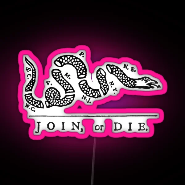 JOIN Or DIE RGB Neon Sign