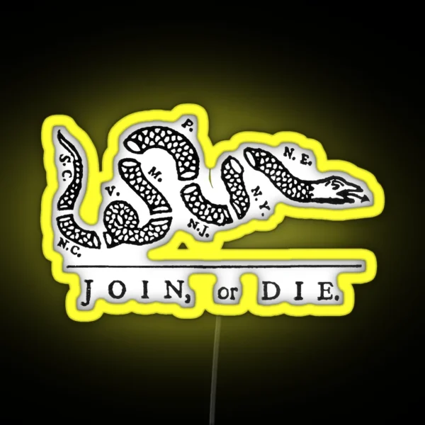 JOIN Or DIE RGB Neon Sign
