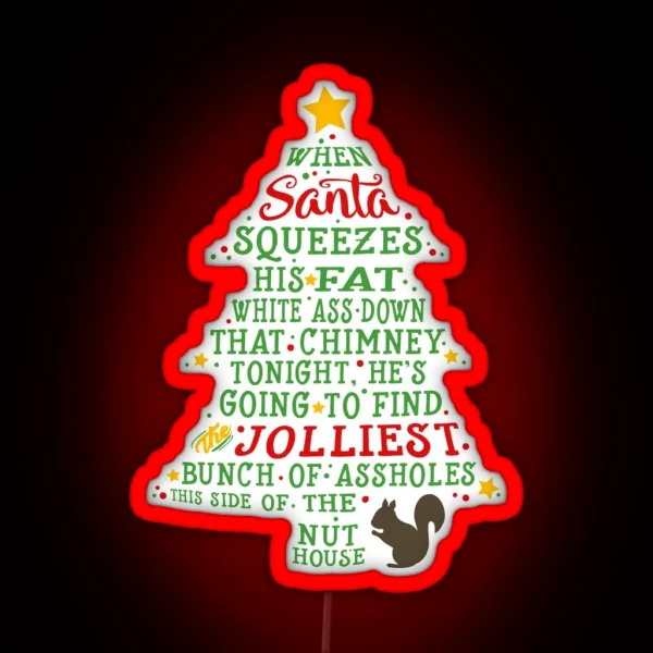 Jolliest Bunch Of A Holes RGB Neon Sign
