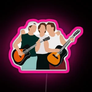 Jonas Brothers Doodle RGB Neon Sign