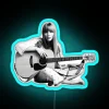 Joni Mitchell Inspired Retro Style 2 Color RGB Neon Sign
