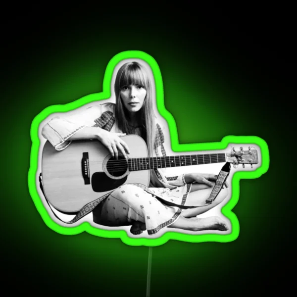 Joni Mitchell Joni Mitchell 2 RGB Neon Sign