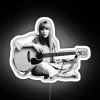 Vintage Inspired Joni Mitchell 2 Colorful RGB Neon Sign Artwork