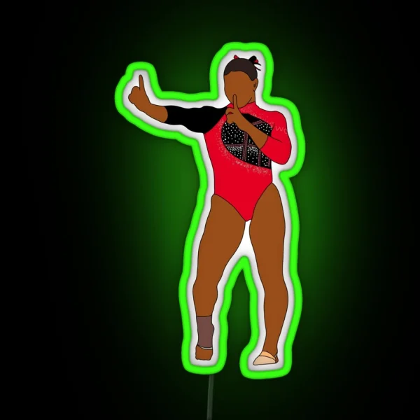 Jordan Chiles 2024 US Classic RGB Neon Sign