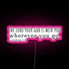 Customizable RGB LED Canvas Sign with Vibrant Neon Art Display