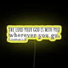 RGB Neon Sign with Customizable Color Changing Display Options Available
