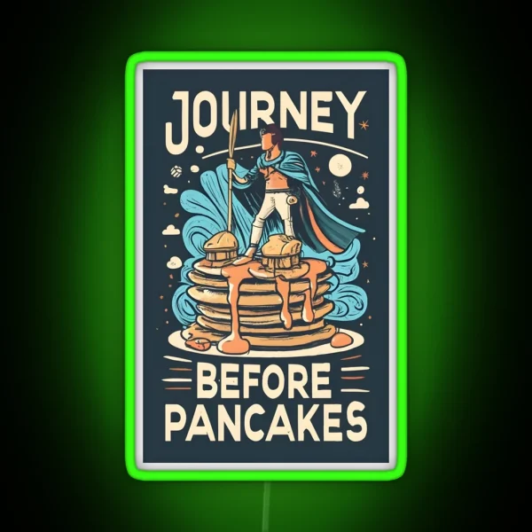 Journey Before Pancakes Stormlight Archive Fun Art RGB Neon Sign
