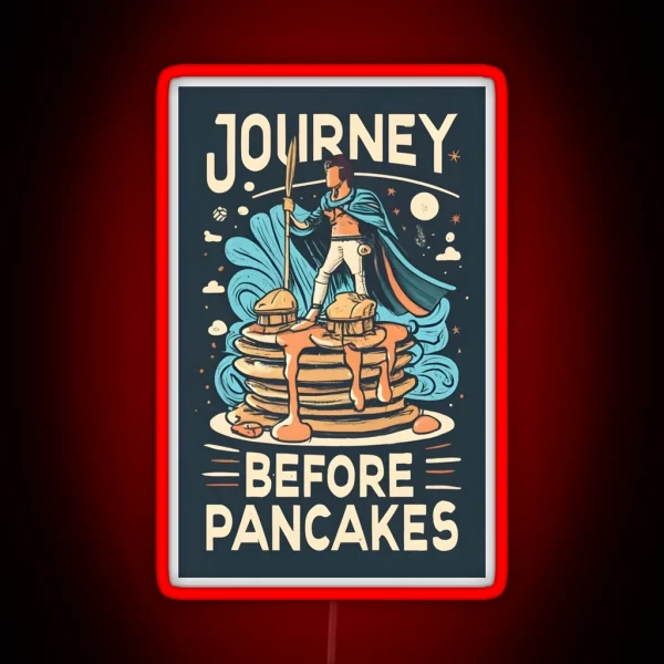 Journey Before Pancakes Stormlight Archive Fun Art RGB Neon Sign