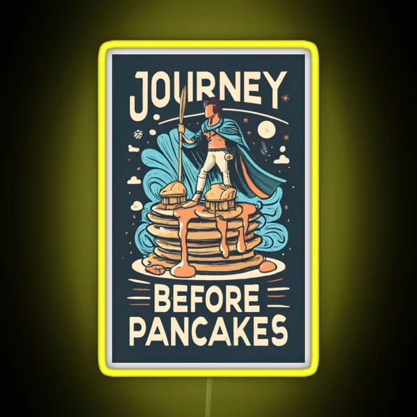 Journey Before Pancakes Stormlight Archive Fun Art RGB Neon Sign