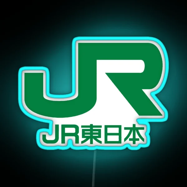 JR East Logo East Japan Railway Company RGB Neon Sign