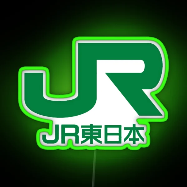JR East Logo East Japan Railway Company RGB Neon Sign
