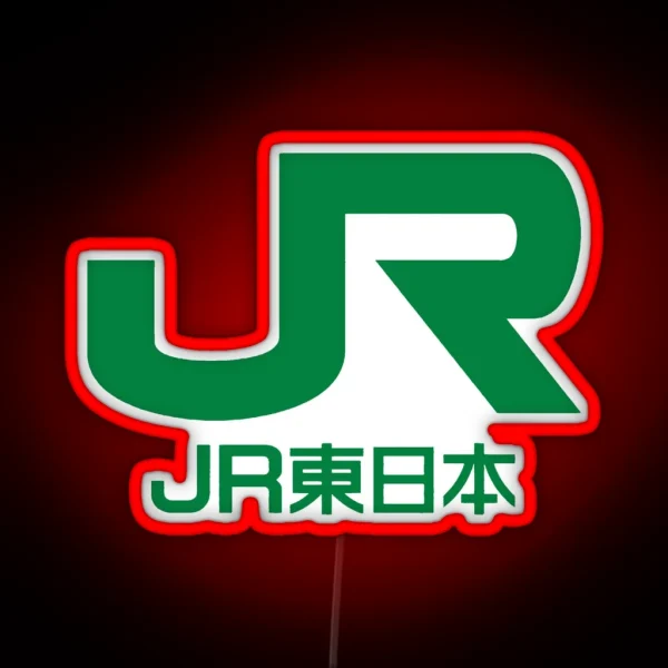 JR East Logo East Japan Railway Company RGB Neon Sign