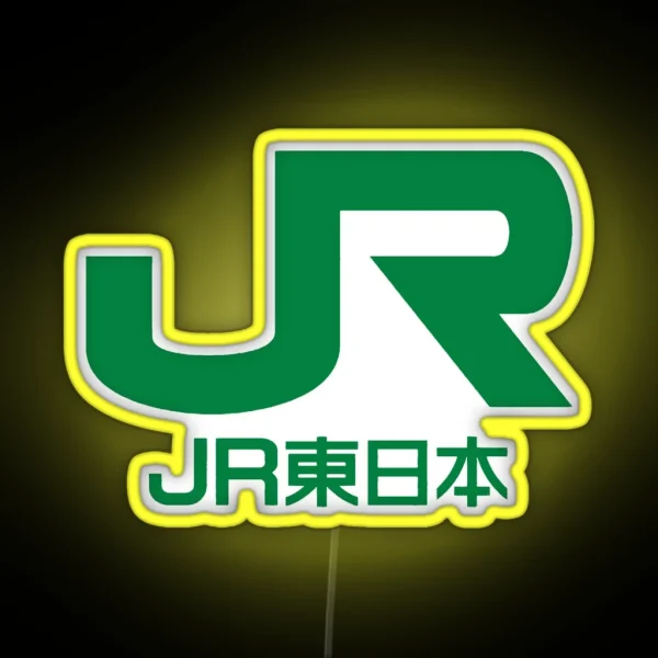 JR East Logo East Japan Railway Company RGB Neon Sign