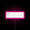 RGB Neon Sign with Dynamic Lighting and Artistic Canvas Display