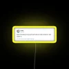 High-brightness customizable RGB LED display with clear readable neon effect