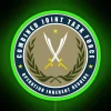 Neon Military Decorative Sign Inspired by Special Ops Insignia Themes