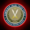 RGB Neon Sign for Military and Tactical Operations Room Decorations Only