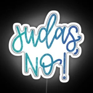 Judas No Vine RGB Neon Sign