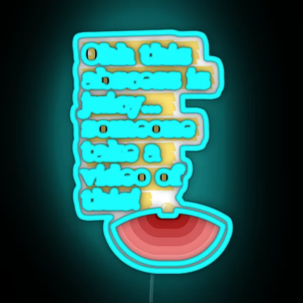 Juicy Abscesses RGB Neon Sign