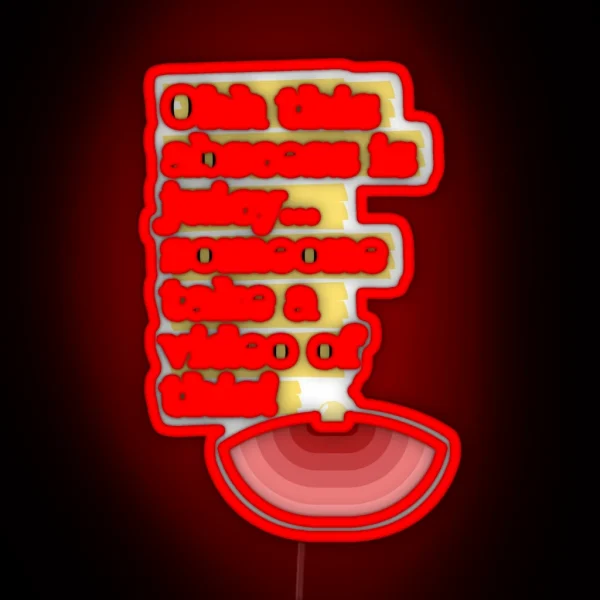 Juicy Abscesses RGB Neon Sign